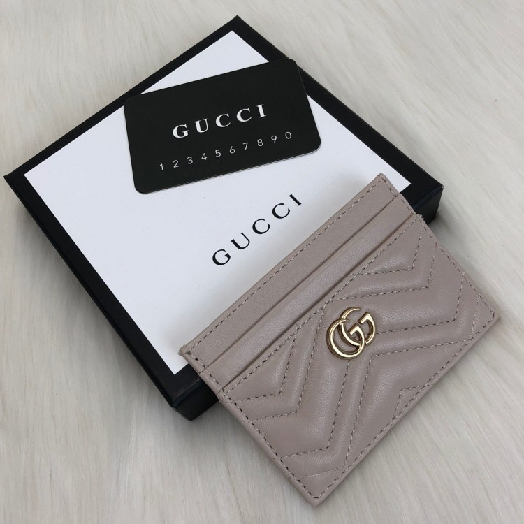 GUCCİ MARMONT CARD HOLDER VİZON